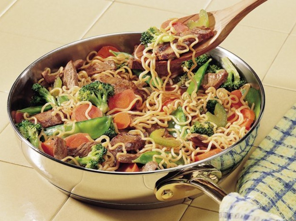 Ramen noodle stirfry