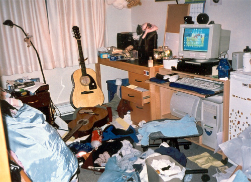 When you see rooms like this Comparing College Students to Toddlers isn't a far fetched idea ... photo by CC user 51035819222@N01 on Flickr